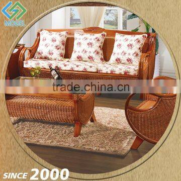 Guangdong Supplier Cane Beautiful U Shaped Sofa Wall Bed photo-5
