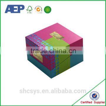 High quality paper Cosmetic Gift Box packaging