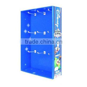 AEP promotional paper disply stand with hooks