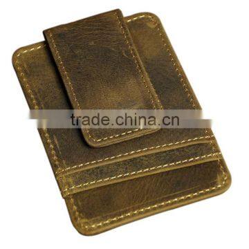 Boshiho Crazy Horse Leather Wallet to Clips photo-3
