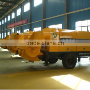 Hydraulic small motor trailer-mounted concrete trailer pump