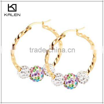 Sskalen Gold Earring Diamond Jewellery Wholesale Supply From China photo-2