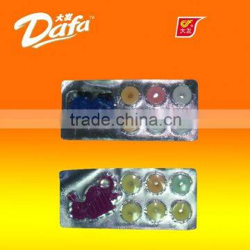 Dafa whistle press candy with toy