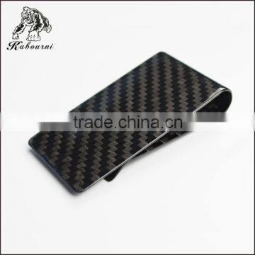2015 Promotional Custom Carbon Fibre Money Clip 100% Carbon Material photo-4