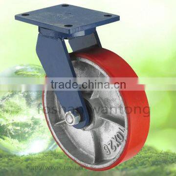 2 Ton Heavy Load 200mm Swivel PU Industrial Caster Wheel