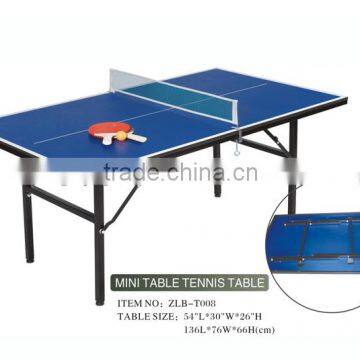 Single Folding table tennis table without wheels price for sale