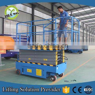 Automatic self-propelled hydraulic scissor lift table with extendable platform