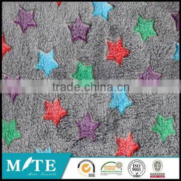 2016 year 3D printed soft coral fleece fabric