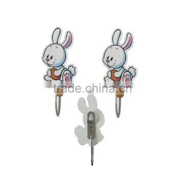 wooden kids cloth hooks easter decorative on wall hanging hooks promotion gifts crafts single hanger for children