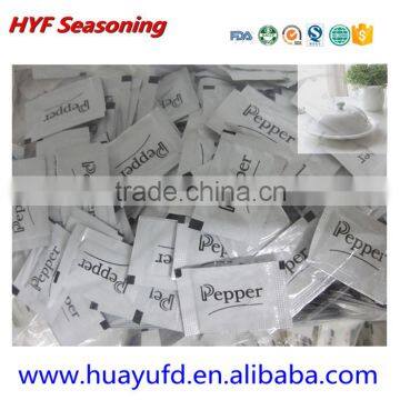 Crushed Black Pepper And Food SALT In Sachet wtih PE coated Paper