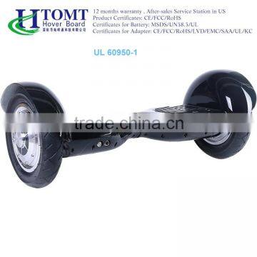 CE ROHS Certificated self balance scooter 10 inch hoverboard with bluetooth