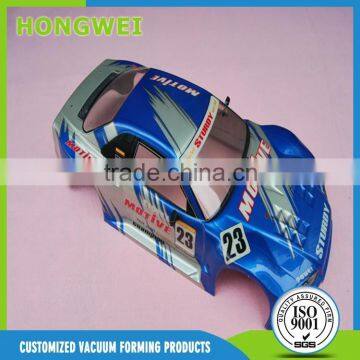 Polycarbonate vacuum forming toy car