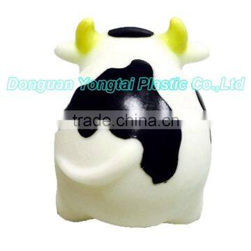 Cow Toys for Toddler,Vinyl Farm Animal Toys,White Plastic Small Toy photo-4