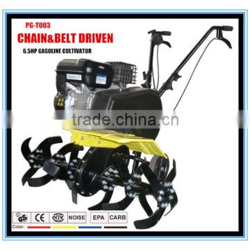 6.5HP Garden Gasoline Power Hand Tractor Rotary Tiller Implement Cultivators For Sale cultivators for sale