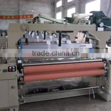 190Single pump 2-nozzle Plain shedding water jet loom with Electronic weft feeder for sale