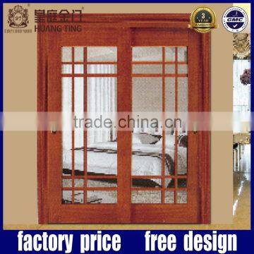 Design Customized Heatproof Interior Wooden Glass Sliding Doors photo-2