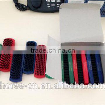 colorful wooden shoes/ boots cleaning brush for wholesale