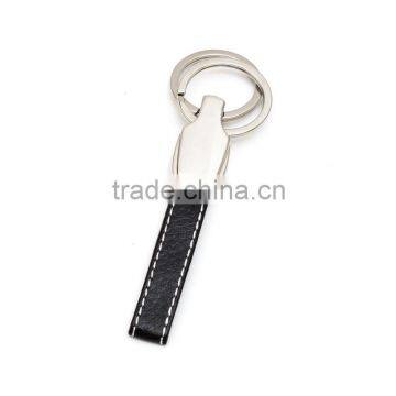 Cheap Wholesale Smooth Custom Rubber Leather Acrylic Metal Keyring photo-3