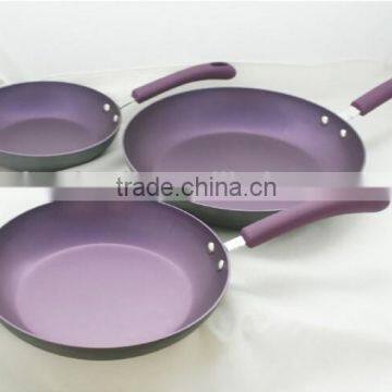 aluminum non-stick colorful fry pan