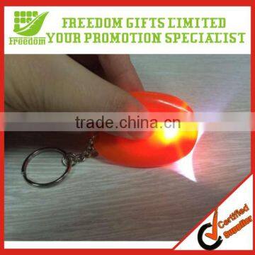 Cap Keychain Torch Light Led Keyring Flashlight