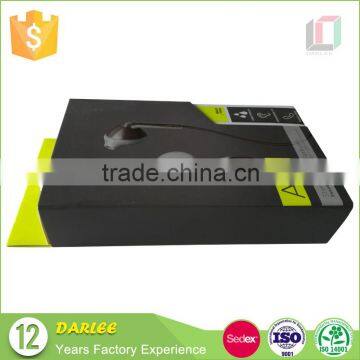 China Embossing Magnetic Closure Reusable Paper Earphone Packaging Box