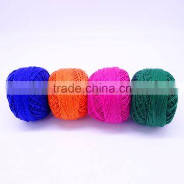 100% cotton yarn , hand knitting yarn 50g/ball , wholesale , stocks free yarn samples