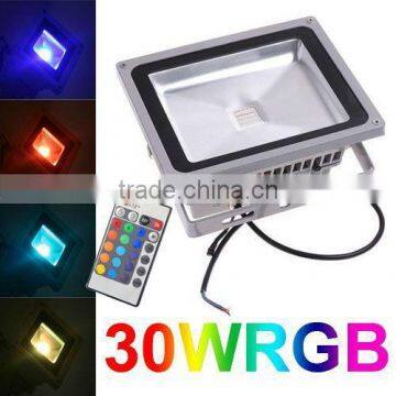 30W RGB LED flood light 16-Color lamp+Remote