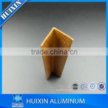 Libya Market Wood Grain Aluminum Profile for Kitchen Cabinet photo-2