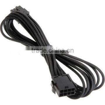 8 Pin EPS Extension Braided Sleeved CPU Cable 45cm Black