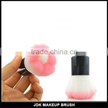 Pink flower synthetic hair kabuki brush/powder blusher brush