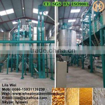 European standard 150T/24H wheat/maize milling machine