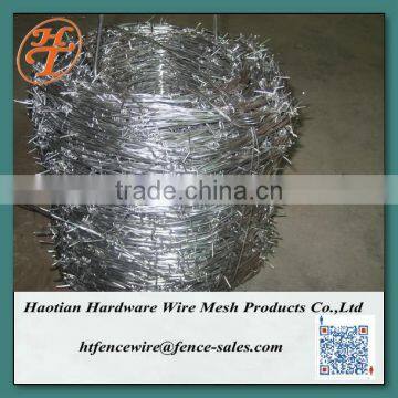 Electro and Hot dipped hot dipped barbe wire (specialized manufacturer)