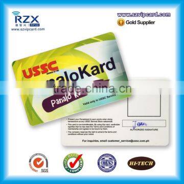 CR80 Standard Size CMYK PVC Gift Card Printing from Manufacturer