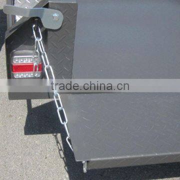8x5 Chequer Plate Floor Full Welded Trailer photo-5