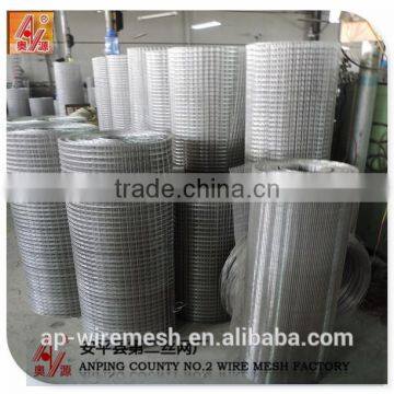 china supplier cheap hot dipped welded wire mesh fence panels/roll in 6 gauge for chicken