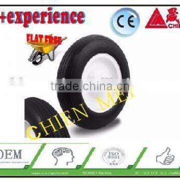 China solid rubber tyre wheel tire/solid tire/wheel rim/wheel barrow tyre/yard cart tire