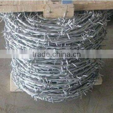 High quality Galvanized Barbed Wire fence