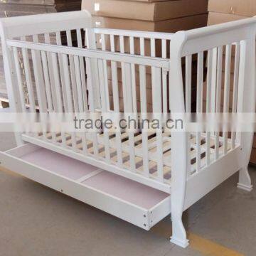 140x70cm multifunctional wooden baby cribs convertible crib