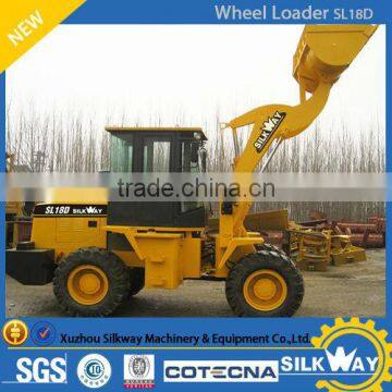 1.8ton 0.9m3 articulated Mini Payloader Small Wheel Loader SL18D