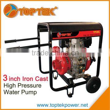 186fa Engine 3 Inch Iron Cast Diesel High Pressure Water Pump