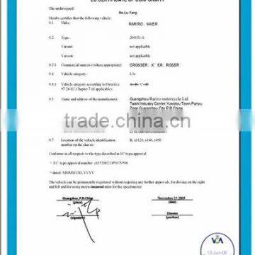 EEC approved go kart 200GY-A