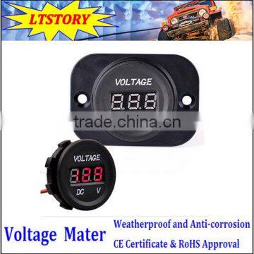 5V-30V DC bule LCD Digital Volt Panel Meter Voltmeter