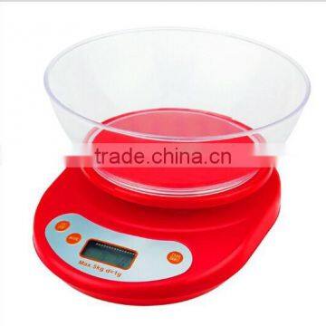 Factory price hot sale 5kg/1g capacity digital weighting kitchen measuring scales