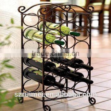 multi-level wine rack/shelf for restaurant