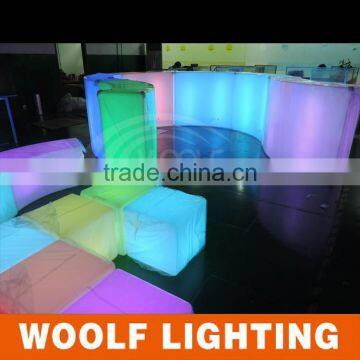 NEW Design LED Curved Benches LED Bar Chair Modern Bar Furniture photo-3