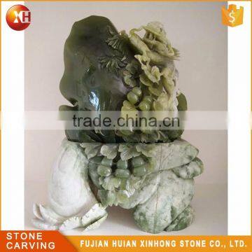 Oriental Treasure Precious Lively Jadeite Natural Jade Statue