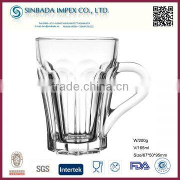 SGS Level KTZB49, wholesale small lid custom glass coffee cups