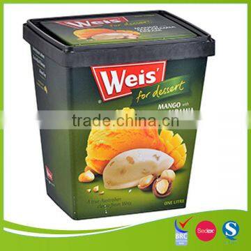 Alibaba China Wholesale plastic ice cream tub