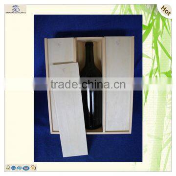 Wholesale Fsc Certified Natural Dividers Pine Wood Wine Boxes photo-5