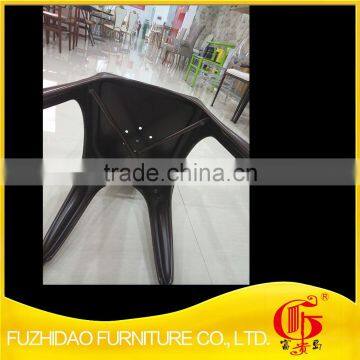 Simple Black Lacquer Metal Frame Classic Model Metal Chair for Dining Room Furniture photo-2